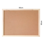 Pizarra De Corcho 60x90 Cm Para Pared Marco Madera - Imagen 3