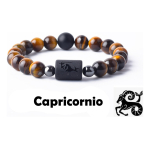 Pulsera De Piedras Naturales Signos Zodiacales Ojo De Tigre - Imagen 26