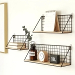 Estante Repisa Soporte De Metal Y Madera Organizador Chico - Imagen 5
