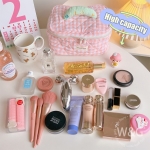 Neceser Bolso Porta Maquillaje Capitoneado Con Cierre - Imagen 5