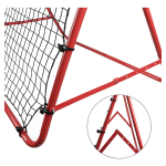 Arco Acero Rebotador Pelota P/ Entrenamiento Futbol Deporte - Imagen 4