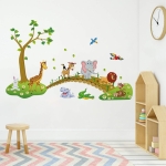 Vinilo Decorativo De Pared Jungla 3d Adhesivos Sticker - Imagen 3