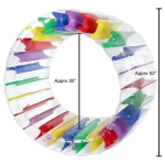 Inflable Piscina Rueda Infantil Juego Niños Colores - Imagen 5