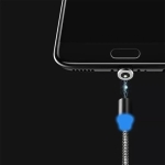 Cable Magnetico Iman Cargador Tipo C Mallado 2 A - Imagen 9
