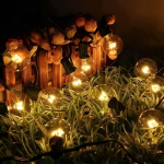 Guirnalda Guia De 25+1 Luces Vidrio Vintage Exterior E Inter - Imagen 6