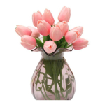 Flores Artificiales Decorativas Ramo De 5 Flores Tulipanes - Imagen 4