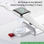 Cargador Inalámbrico Para Iwatch Estación De Carga Magnética - Imagen 3