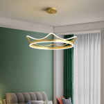 Lámpara Colgante Infantil Corona Led Para Dormitorio - Imagen 5