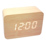 Reloj Digital Madera Usb Despertador Temperatura Fecha - Imagen 7