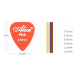 Set X 6 Puas Accesorio Guitarra Musica Diferentes Medidas - Imagen 2