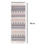 Alfombras Nórdicas Vintage Con Borlas Flecos Textil 90 Cm Diseño De La Tela Opción 6 - Imagen 4