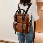 Mochila Bolso Retro Vintage Doble Bolsillo Gran Capacidad Il - Imagen 24