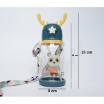 Botella Entrenamiento Para Bebe Con Pajita Vaso Con Correa - Imagen 7