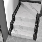 Guarda Adhesiva Zocalo Papel Empapelar Pared Piso Blanco - Imagen 4