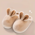 Pantufla Calentita Interior Corderito Orejas Conejo Unisex - Imagen 6
