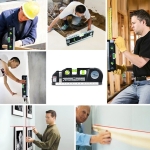 Nivel Láser Profesional Cinta Métrica 3 Estágios Nivelador - Imagen 4