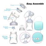 Extractor De Leche Eléctrico Usb Masajeador Ordeñador Bebe C - Imagen 3