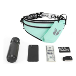 Cinturon Deportivo Porta Celular Botella Ajustable Negro - Imagen 4