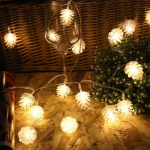 Guía De Luces Con Forma Piña 20 Luces Led A Pila - Imagen 3