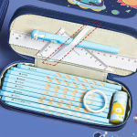 Cartuchera De Dos Pisos Gran Capacidad - Imagen 4