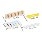 Juego Montessori De Motricidad Clasificacion Tubos De Ensayo - Imagen 5