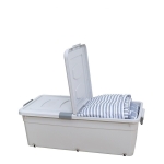 Caja Organizadora De Ropa Doble Tapa Y Ruedas Grande - Imagen 2