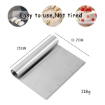 Raspador Y Cortador Para Masa De Pizza Con Mango Cocina - Imagen 2