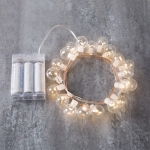 Guirnalda Mini Burbujas Vidrio Led Guía De Cumpleaños Bodas - Imagen 5