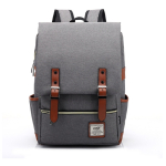 Mochila Unisex Laptop 17' Detalles En Ecocuero - Imagen 5