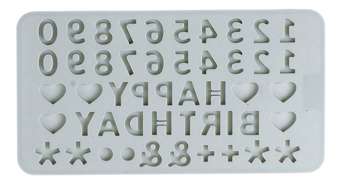 D_807674-MLU49469968226_032022-F.jpg Molde De Silicona Numeros + Happy Birthday Decoracion Tortas - Imagen 1