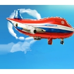 Globos Metálicos Helio Para Cumpleaños Fiesta Set X2 Aviones - Imagen 11