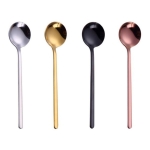 Cuchara De Postre Cafe Te Acero Inoxidable Moderna - Corta - Imagen 3