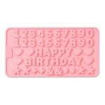 Molde De Silicona Numeros + Happy Birthday Decoracion Tortas - Imagen 9
