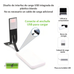 Luz Para Libro Led Clip Portátil Luz De Lectura De Libro Estructura Negro - Imagen 9