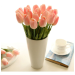 Flores Artificiales Decorativas Ramo De 5 Flores Tulipanes - Imagen 3