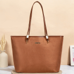 Cartera Bolso De Mano Para Mujer Nobuck Para Dama Grande - Imagen 2