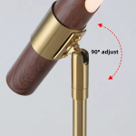 Lámpara De Mesa Led Con Brazo Ajustable Estilo Elegante - Imagen 8