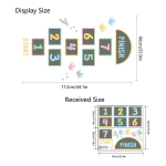 Vinilo Decorativo De Piso O Pared Rayuela - Aprender Jugando - Imagen 2