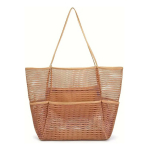 Bolso De Malla Para Playa Grande De Mano Con 5 Bolsillos - Imagen 19