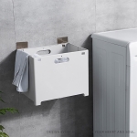 Cesto Ropa Sucia Plegable Para Colgar Pared Baño Caja Grande - Imagen 5