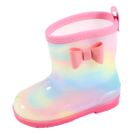 Bota De Lluvia Niño Niña En Pvc Con Interior En Corderito - Imagen 7