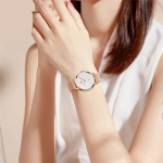 Reloj Mujer Cuadrado Cuarzo Acero Oro Rosa Resistente - Imagen 17