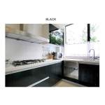 Papel Adhesivo Empapelar Muebles Novedad Negro - Corto - Imagen 5