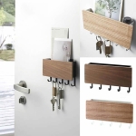 Porta Llaves Llavero Pared Estante Gancho Soporte Multifunci - Imagen 4
