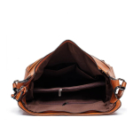 Bolso Cartera En Pu Gran Capacidad + Pouch - Retro - Imagen 9