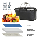 Bolso Conservadora Para Picnic Con Asas Gran Capacidad - Imagen 10