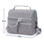 Lunchera Lonchera Bolso Térmico Con Bolsillo Externo - Imagen 10