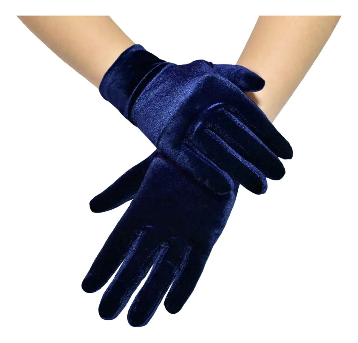 D_818396-MLU76369775861_052024-F.jpg Guantes Textura Terciopelo Gamuza Cortos - Imagen 1