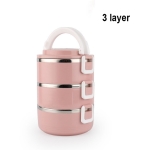 Lanchera Térmica Vianda Triple De Acero Inoxidable 2.1 Lts - Imagen 2