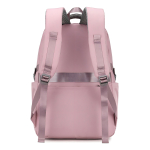 Mochila Escolar Urbana Bolsillos Gran Capacidad Diseño De La Tela Celeste - Imagen 4